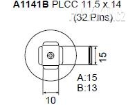 Určeno pro pouzdra PLCC 11.5x14 mm 