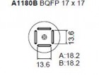  - Tryska A1180B-BQFP 17x17 mm