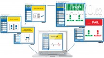 Software ukazuje postup měření