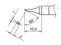 Pájecí hrot HAKKO T39-C1020