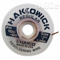 Odpájecí knot HAKKO FR-100-00, 1,5mx0,6mm