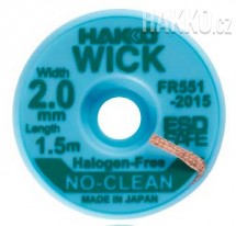 Odpájecí lanko HAKKO WICK FR551-2015-E, 2,0mmx1,5m