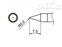 Pájecí hrot HAKKO T39-B02