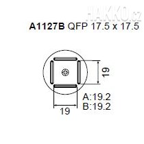 Určeno pro pouzdra QFP 17.5x17.5 mm