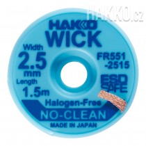 Odpájecí lanko HAKKO WICK FR551-2515-E, 2,5mmx1,5m