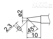 Pájecí hrot T12-BC2Z
