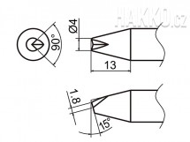 Pájecí hrot HAKKO T37-BCR4