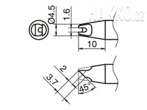 Pájecí hrot HAKKO T53-BCR1645