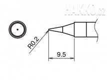 Pájecí hrot HAKKO T39-I02