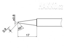 Pájecí hrot HAKKO T34-C08