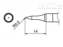 Pájecí hrot HAKKO T39-BS02