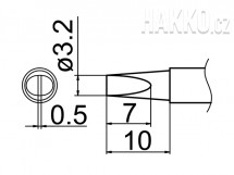 Pájecí hrot T12-DL32
