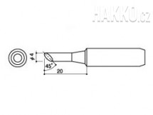 Pájecí hrot 900L-T-4CF