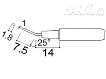 Pájecí hrot 900M-T-1.8H