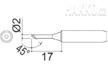 Pájecí hrot 900M-T-2CF