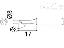 Pájecí hrot 900M-T-3C