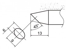 Pájecí hrot HAKKO T37-BC6090