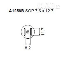 Určeno pro pouzdra:SOP 7.6x12.7 mm 