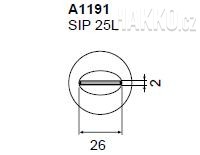 Určeno pro pouzdra SIP 25L