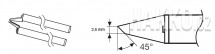 Pájecí hrot A1576 (CHIP 2,6C) pro termokleště FX-8804