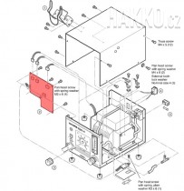 DPS s potenciometrem, triac, B3395