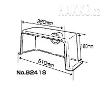 Odsávací krycí BOX Hakko B2418