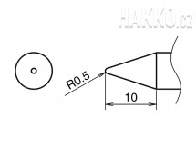 Pájecí hrot HAKKO T53-B05