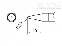 Pájecí hrot HAKKO T39-B05