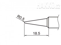 Pájecí hrot HAKKO T19-B