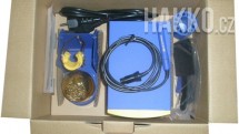 Obsah originálního balení stanice  Hakko FM-203