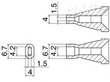 Odpájecí hrot N60-08