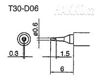 Pájecí hrot T30-D06