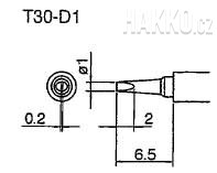 Pájecí hrot T30-D1