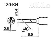 Pájecí hrot T30-KN