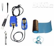 ESD / antistatická pájecí stanice Hakko FX-888D modrožlutá - SET III.