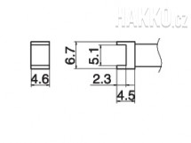 Pájecí tunel 5.1x4.6 T15-1001 