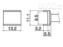 Odpájecí tunel 9,5x13,2 T15-1005