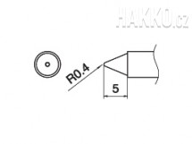 Pájecí hrot T15-B4-0,4B