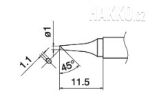 Pájecí hrot T15-BC1-1BC