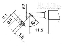 Pájecí hrot T15-BCM2