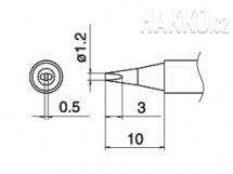 Pájecí hrot T15-D12