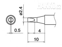 Pájecí hrot T15-D24