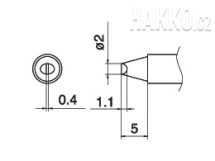 Pájecí hrot T15-D2