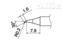 Pájecí hrot T15-JS02 -0,2JS