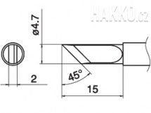 Pájecí hrot T15-K