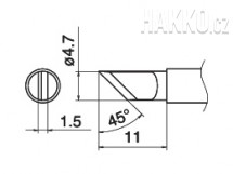 Pájecí hrot T15-KL