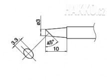 Pájecí hrot T17-BC3