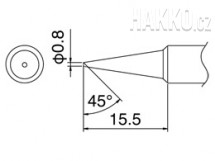 Pájecí hrot T18-C08