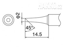 Pájecí hrot T18-CF2