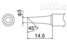 Pájecí hrot T18-CF3